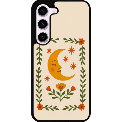 Samsung Galaxy S23 Case Hülle - Silikon schwarz Half moon stamp 2026