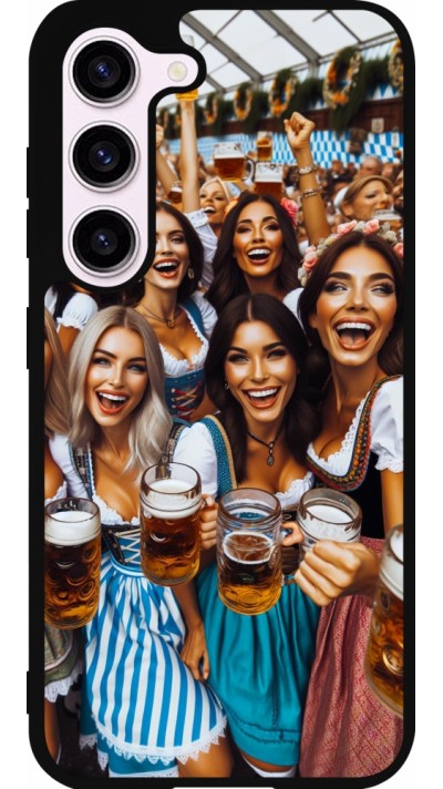 Coque Samsung Galaxy S23 - Silicone rigide noir Oktoberfest Frauen