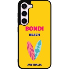 Samsung Galaxy S23 Case Hülle - Silikon schwarz Pop Summer Destination Bondi