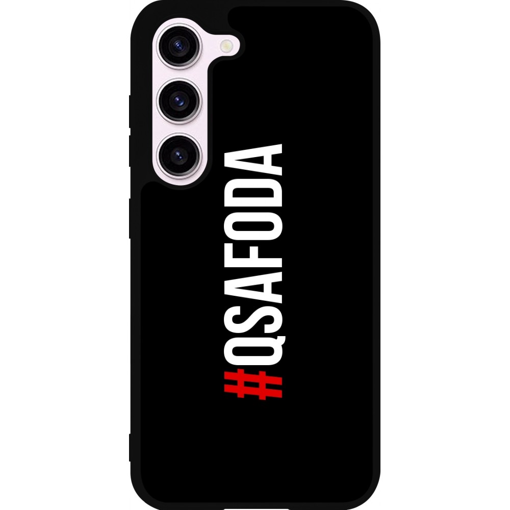 Samsung Galaxy S23 Case Hülle - Silikon schwarz Qsafoda 1