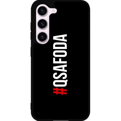 Samsung Galaxy S23 Case Hülle - Silikon schwarz Qsafoda 1