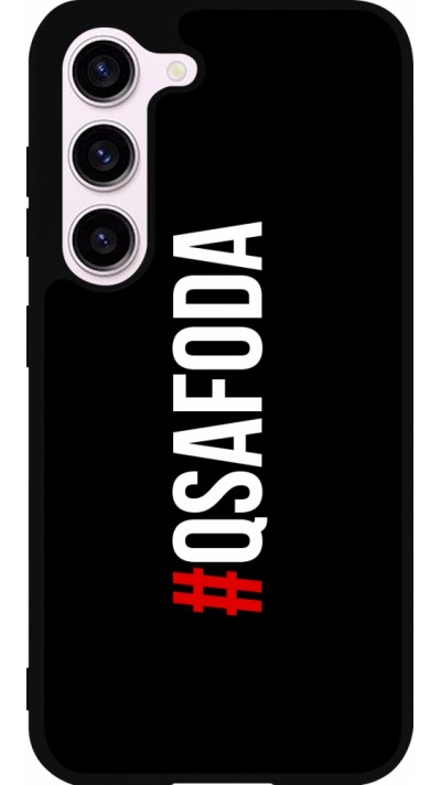 Samsung Galaxy S23 Case Hülle - Silikon schwarz Qsafoda 1