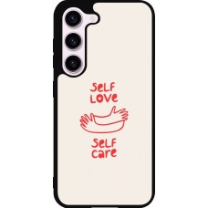 Coque Samsung Galaxy S23 - Silicone rigide noir Saint Valentines Day 26 Self love self care
