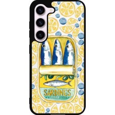 Coque Samsung Galaxy S23 - Silicone rigide noir Sardines in oil 2026