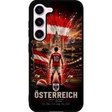 Samsung Galaxy S23 Case Hülle - Silikon schwarz Fussball Österreich splash 2026
