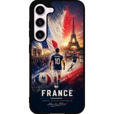 Samsung Galaxy S23 Case Hülle - Silikon schwarz Fussball Frankreich splash 2026