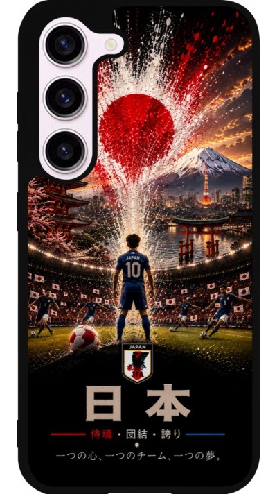 Samsung Galaxy S23 Case Hülle - Silikon schwarz Fussball Japan splash 2026