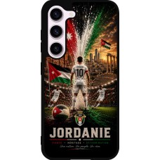 Samsung Galaxy S23 Case Hülle - Silikon schwarz Fussball Jordanien splash 2026
