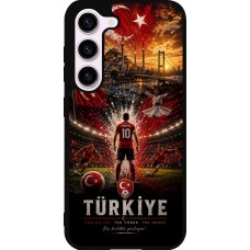 Samsung Galaxy S23 Case Hülle - Silikon schwarz Fussball Türkei splash 2026