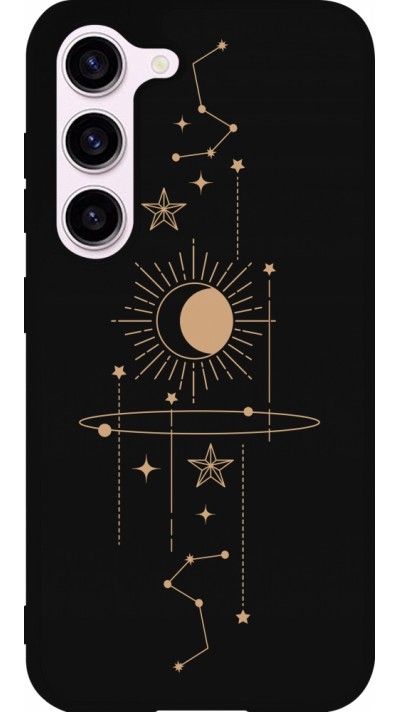 Samsung Galaxy S23 Case Hülle - Silikon schwarz Spring 23 astro