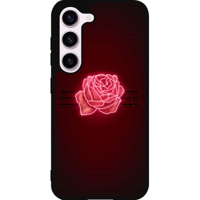 Samsung Galaxy S23 Case Hülle - Silikon schwarz Spring 23 neon rose