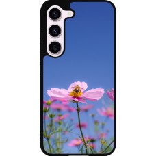 Samsung Galaxy S23 Case Hülle - Silikon schwarz Bee on a flower Spring 2026