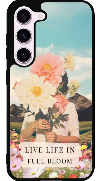 Samsung Galaxy S23 Case Hülle - Silikon schwarz Live life in full moon Spring 2026
