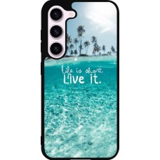 Coque Samsung Galaxy S23 - Silicone rigide noir Summer 18 24