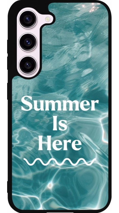 Coque Samsung Galaxy S23 - Silicone rigide noir Summer 2025 Summer is here
