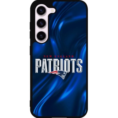 Coque Samsung Galaxy S23 - Silicone rigide noir Super Bowl 26 Patriots 2