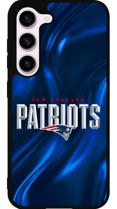 Coque Samsung Galaxy S23 - Silicone rigide noir Super Bowl 26 Patriots 2