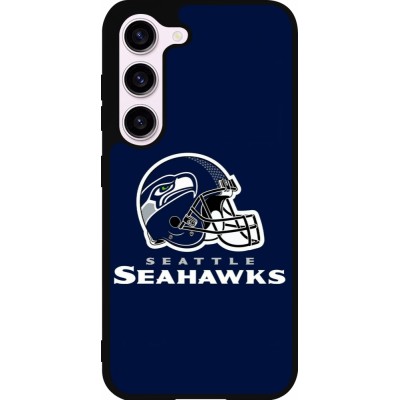 Coque Samsung Galaxy S23 - Silicone rigide noir Super Bowl 26 Seattle 3