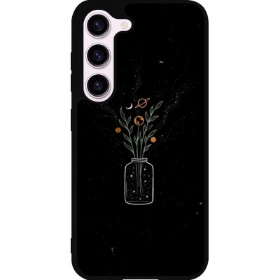 Coque Samsung Galaxy S23 - Silicone rigide noir Vase black