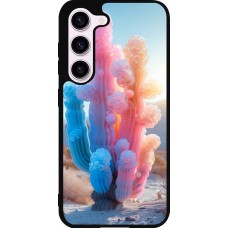 Samsung Galaxy S23 Case Hülle - Silikon schwarz Artificial vegetation 2025