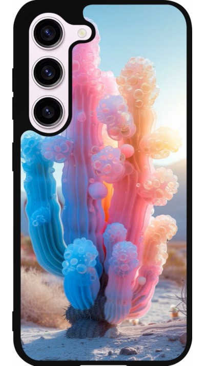 Samsung Galaxy S23 Case Hülle - Silikon schwarz Artificial vegetation 2025
