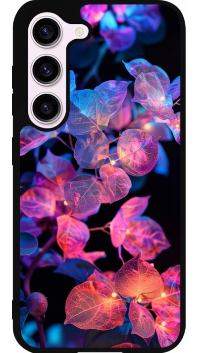 Samsung Galaxy S23 Case Hülle - Silikon schwarz Artificial vegetation 2025