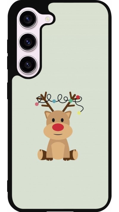 Samsung Galaxy S23 Case Hülle - Silikon schwarz Christmas 22 baby reindeer