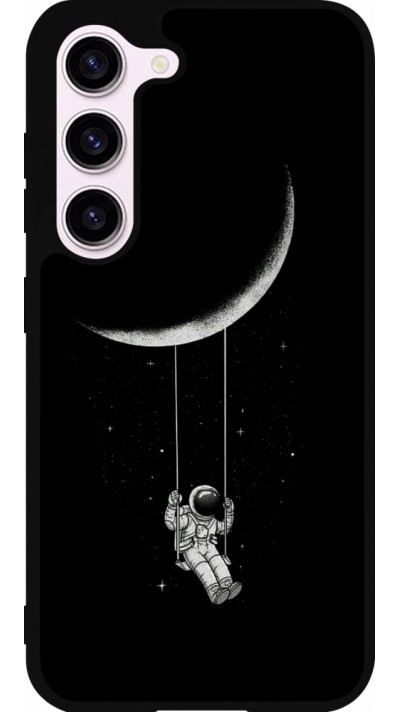 Samsung Galaxy S23 FE Case Hülle - Silikon schwarz Astro balançoire