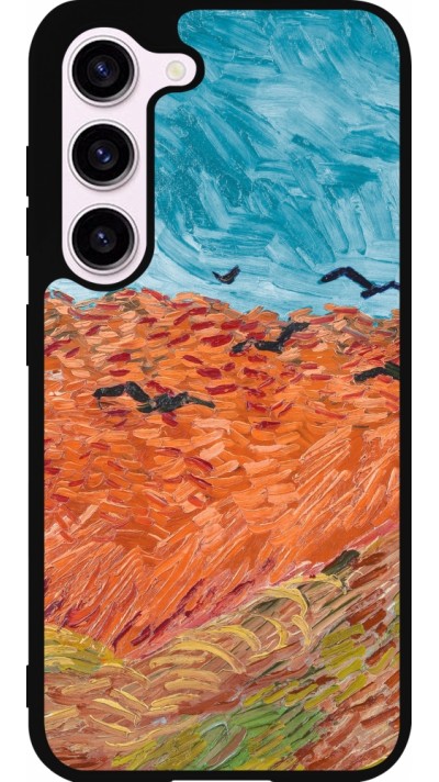 Samsung Galaxy S23 FE Case Hülle - Silikon schwarz Autumn 22 Van Gogh style