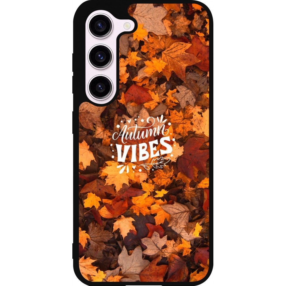 Samsung Galaxy S23 FE Case Hülle - Silikon schwarz Autumn 25 Autumn vibes