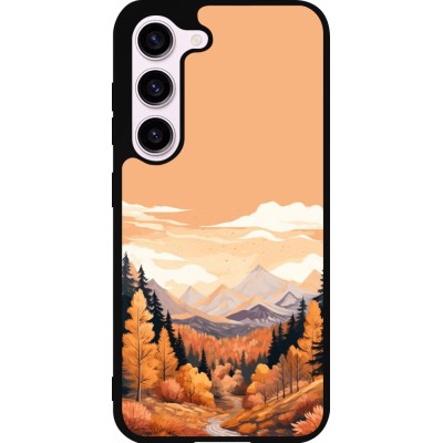Samsung Galaxy S23 FE Case Hülle - Silikon schwarz Autumn 25 Mountains
