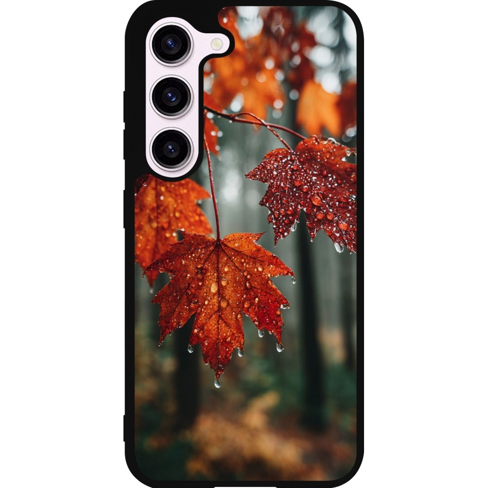 Samsung Galaxy S23 FE Case Hülle - Silikon schwarz Autumn 25 Rain