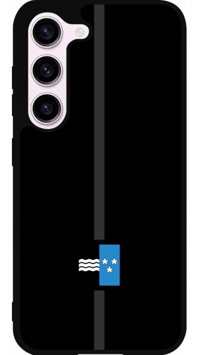 Coque Samsung Galaxy S23 FE - Silicone rigide noir Canton AG noir