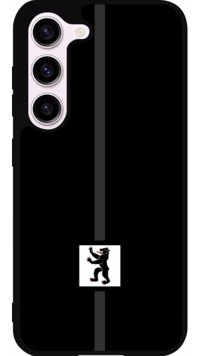 Coque Samsung Galaxy S23 FE - Silicone rigide noir Canton AI noir