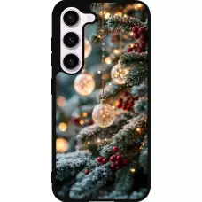 Coque Samsung Galaxy S23 FE - Silicone rigide noir Christmas 25 Xmas Decorated Tree