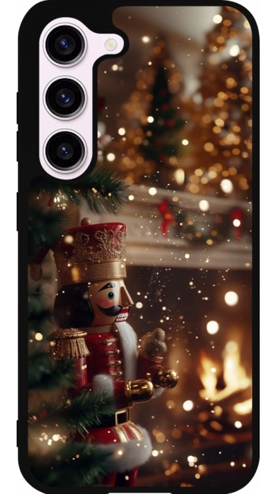Coque Samsung Galaxy S23 FE - Silicone rigide noir Christmas 25 Xmas Nutcracker