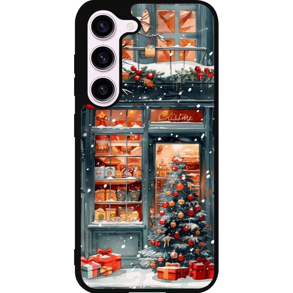 Coque Samsung Galaxy S23 FE - Silicone rigide noir Christmas 25 Xmas Shop