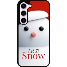 Coque Samsung Galaxy S23 FE - Silicone rigide noir Christmas 25 Xmas Snowman