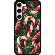 Coque Samsung Galaxy S23 FE - Silicone rigide noir Christmas 25 Xmas Stick