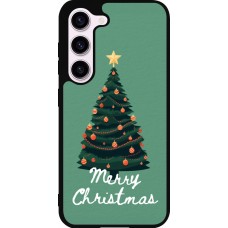 Coque Samsung Galaxy S23 FE - Silicone rigide noir Christmas 25 Xmas Tree