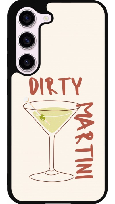 Coque Samsung Galaxy S23 FE - Silicone rigide noir Cocktail Dirty Martini