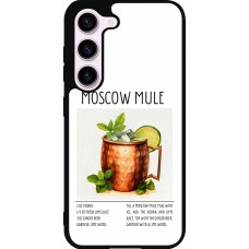 Coque Samsung Galaxy S23 FE - Silicone rigide noir Cocktail recette Moscow Mule