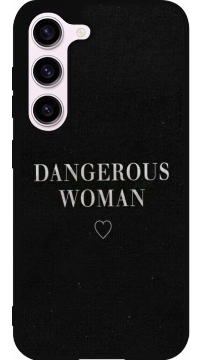 Samsung Galaxy S23 FE Case Hülle - Silikon schwarz Dangerous woman