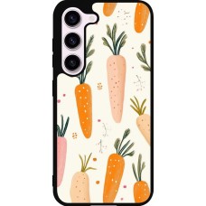Coque Samsung Galaxy S23 FE - Silicone rigide noir Easter 2026 Illustration carrots