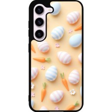 Coque Samsung Galaxy S23 FE - Silicone rigide noir Easter 2026 Pattern Easter