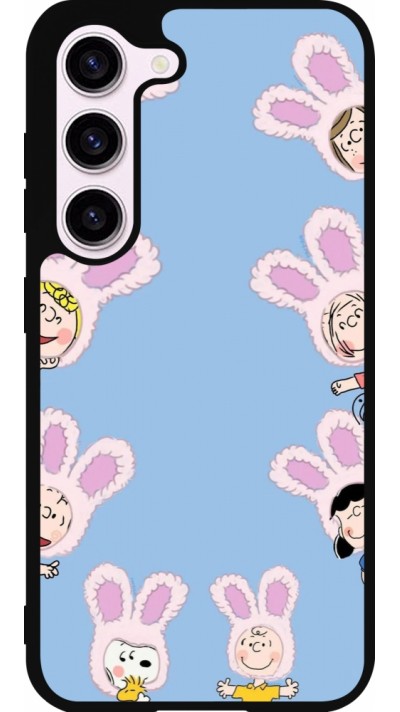 Coque Samsung Galaxy S23 FE - Silicone rigide noir Easter 2026 Snoopy