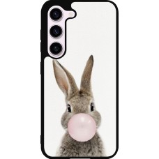 Samsung Galaxy S23 FE Case Hülle - Silikon schwarz Easter 2023 bubble gum bunny