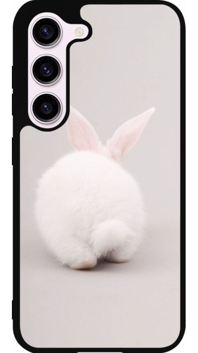 Samsung Galaxy S23 FE Case Hülle - Silikon schwarz Easter 2024 bunny butt