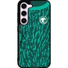 Samsung Galaxy S23 FE Case Hülle - Silikon schwarz Saudi-Arabien 2022 personalisierbares Fussballtrikot