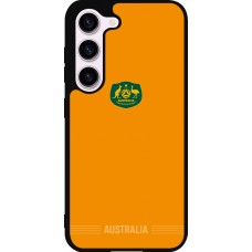 Coque Samsung Galaxy S23 FE - Silicone rigide noir Maillot de football Australie 2026 personnalisable